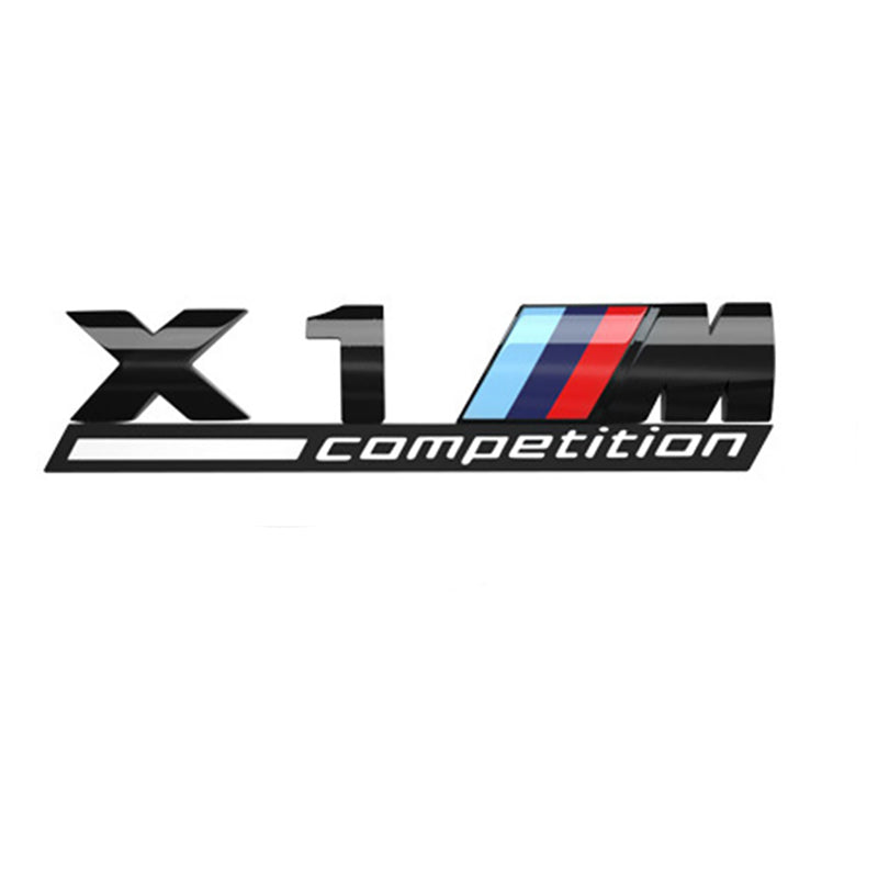 X-M-COMPETITION, BMW X Series M Power Copetition Emblem