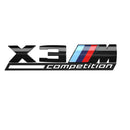 X-M-COMPETITION, BMW X Series M Power Copetition Emblem