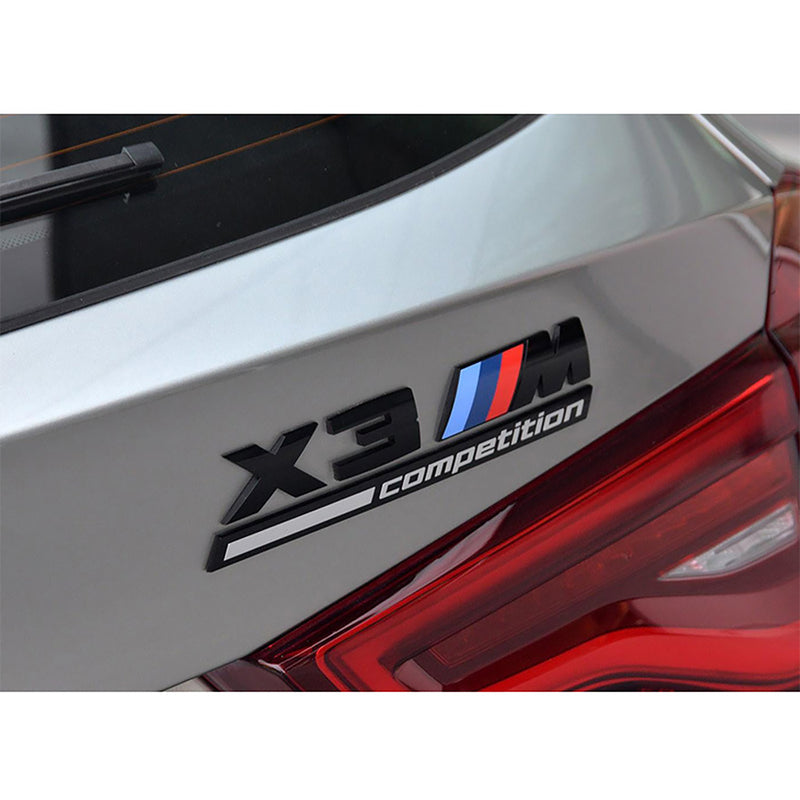 X-M-COMPETITION, BMW X Series M Power Copetition Emblem