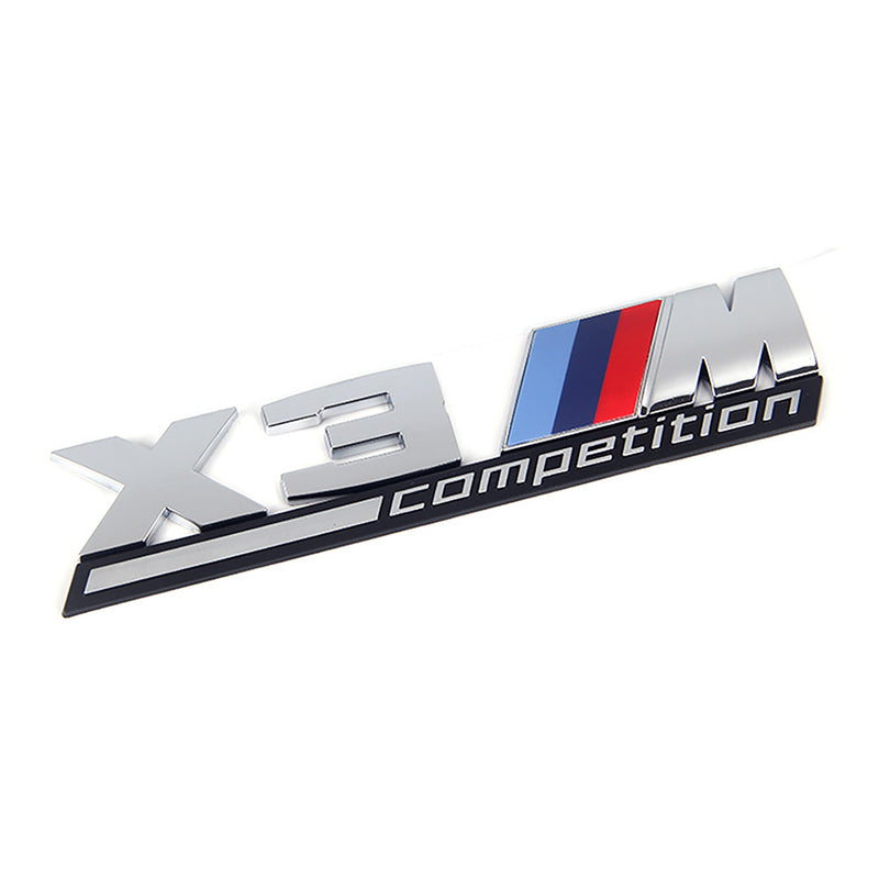 X-M-COMPETITION, BMW X Series M Power Copetition Emblem