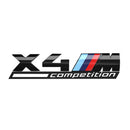 X-M-COMPETITION, BMW X Series M Power Copetition Emblem