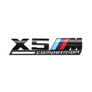 X-M-COMPETITION, BMW X Series M Power Copetition Emblem