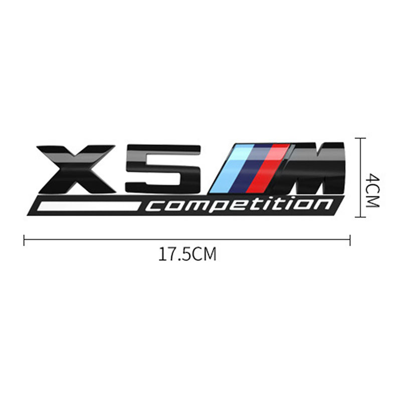 X-M-COMPETITION, BMW X Series M Power Copetition Emblem