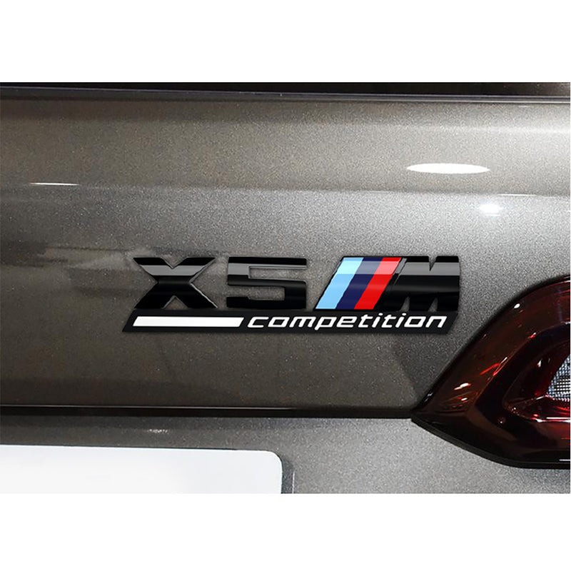 X-M-COMPETITION, BMW X Series M Power Copetition Emblem