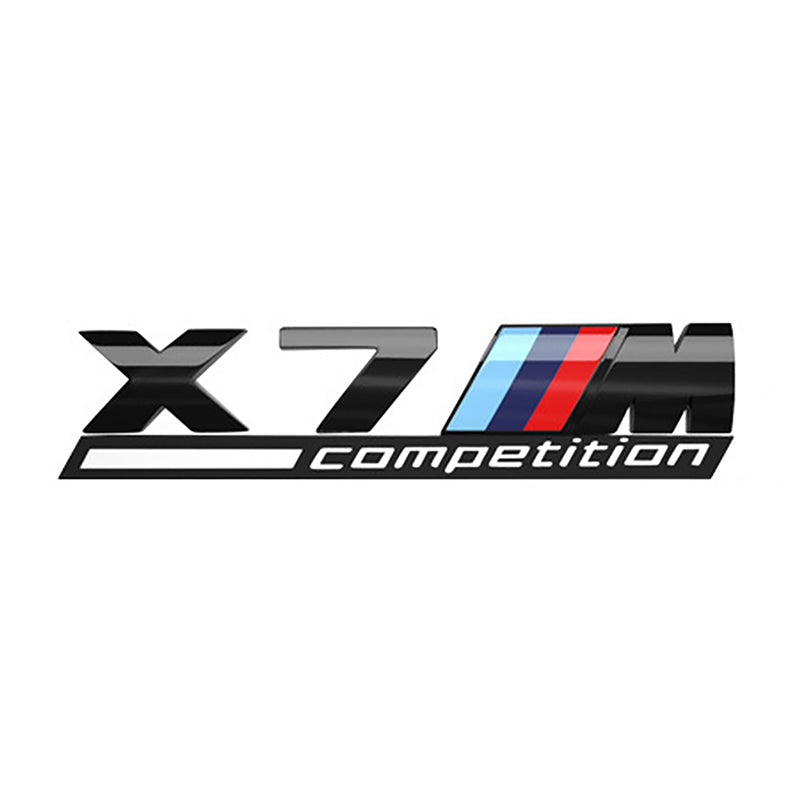 X-M-COMPETITION, BMW X Series M Power Copetition Emblem