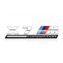 X-M-COMPETITION, BMW X Series M Power Copetition Emblem