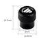 AVC-005-FOTON-01, 4PCS FOTON Emblem Chrome Diamond Knurled Aluminium Tyre Air Valve Caps