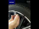 AWE-BM-01, 4PCS 3D Wheel hub Stickers Decorative Stickers M Sticker car Logo Badge Stickers Aluminum Alloy Material for All BMW Models Accessories