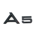 AD-A5, Audi A5 Black Style 3D Trunk Logo Badge Rear Tailgate Lid Nameplate A5