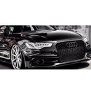 Badges, 4RC-AG-186, Audi 4 Rings Black Style Rear Badge Cover