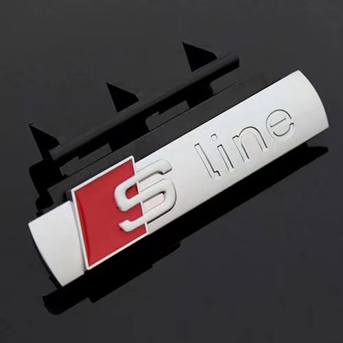 Badges, AD-SLINE-FG001, High Quality S Line Front Grill Badges