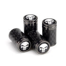 AVC-002S-SKULL, Car & Motorcycle Tire Air Valve Caps-Skull