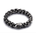 BA-KB81843, Titanium Steel Skull Bracelet