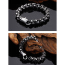 BA-KB81843, Titanium Steel Skull Bracelet