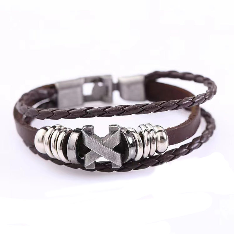 Bracelet, BA-RH008, Leather Bracelet