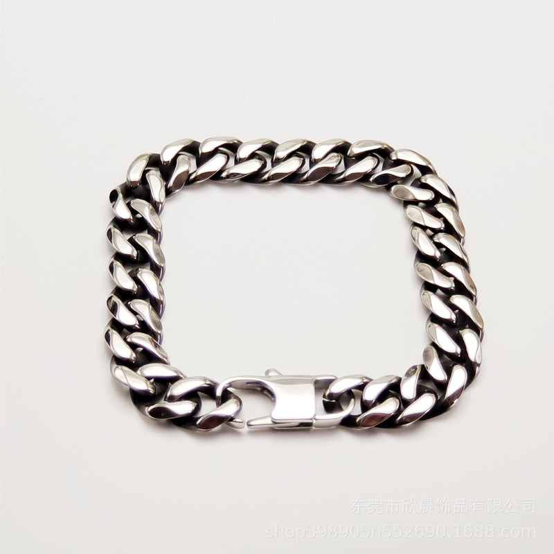 BA-XC053, Stainless Steel Cuban Bracelet