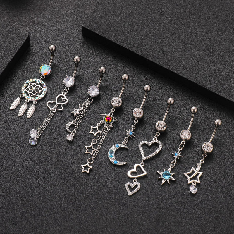 BER-2746,Surgical Stainless Steel Belly Ring