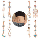 BER-2751,Surgical Stainless Steel Belly Ring