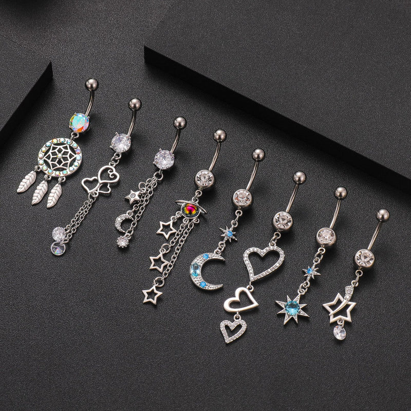 BER-2751,Surgical Stainless Steel Belly Ring