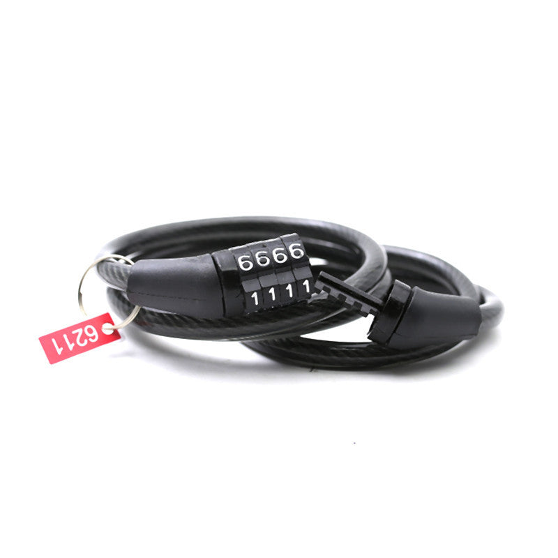BF4-7-150, Bike Cable Lock With 4 Digit Security Code
