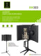 BM-303,3 Ways Desktop Microphone Isolation Shield