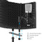 BM-303,3 Ways Desktop Microphone Isolation Shield