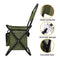 CAS-002-, Foldable Backpack Camp & Fishing Chair