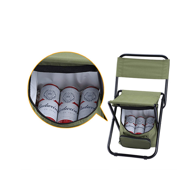 CAS-002-, Foldable Backpack Camp & Fishing Chair