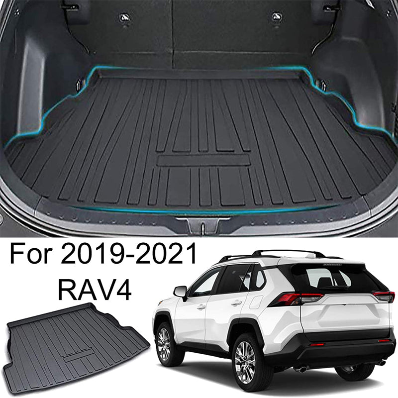 CBM-TO-RAV4-1921,Toyota RAV4 2019~2021 Heavy Duty Rubber 3D Moulded Car Boot Mat