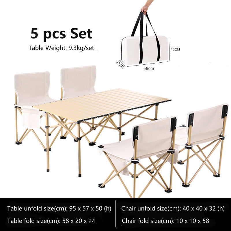 CCT-001-5L, Folding Chair & Table Camping Set