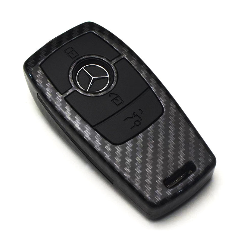 CKC-BENZ-A-CF, Mercedes-Benz Type A Car Key Carbon Fibre Look Case & Holder