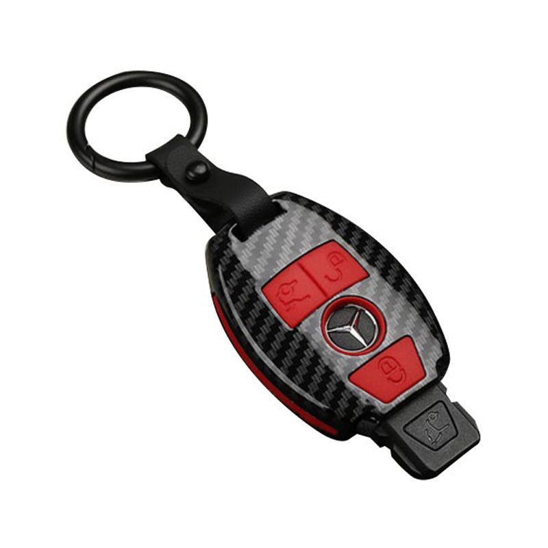 CKC-BENZ-B3-CF, Mercedes-Benz Type B3 Car Key Carbon Fibre Look Case & Holder