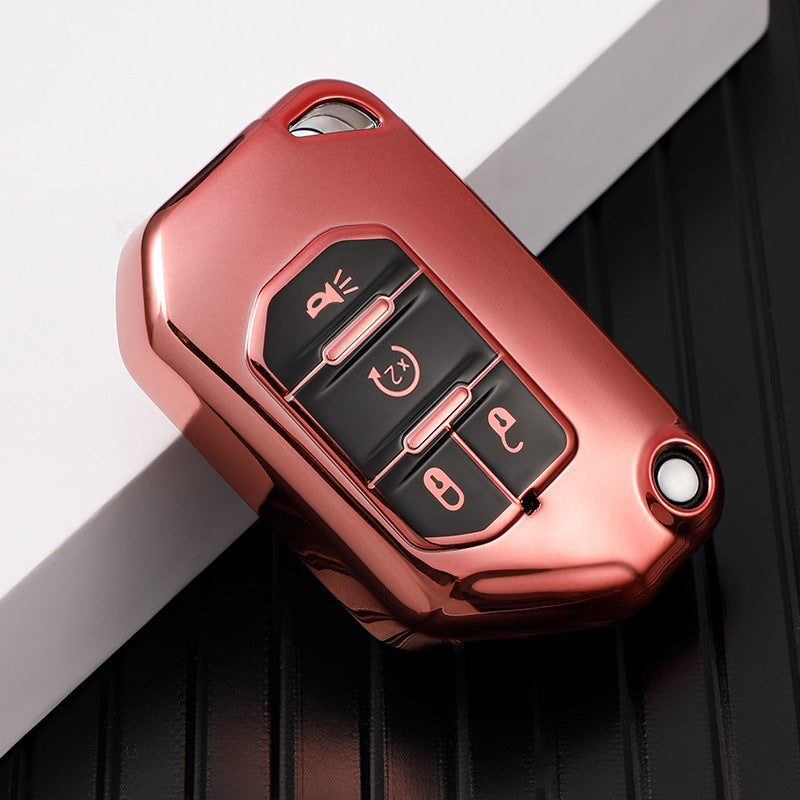 CKC-JEEP-C, Jeep Type C Car Key TPU Case & Holder