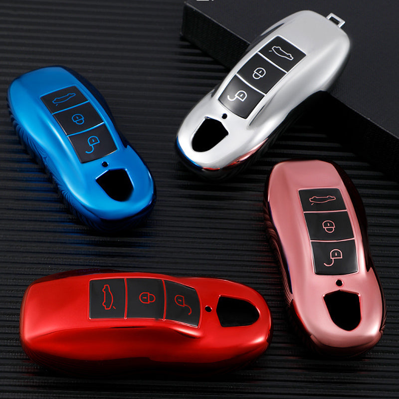 CKC-PORSCHE-A, Porsche Type A Car Key TPU Case & Holder