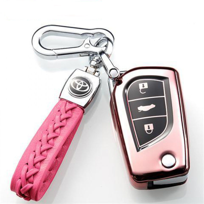 CKC-TOYOTA-C3, Toyota Type C3 Car Key TPU Case & Holder