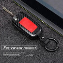 CKC-VW-A-CF, VW Type A Car Key Carbon Fibre Look Case & Holder