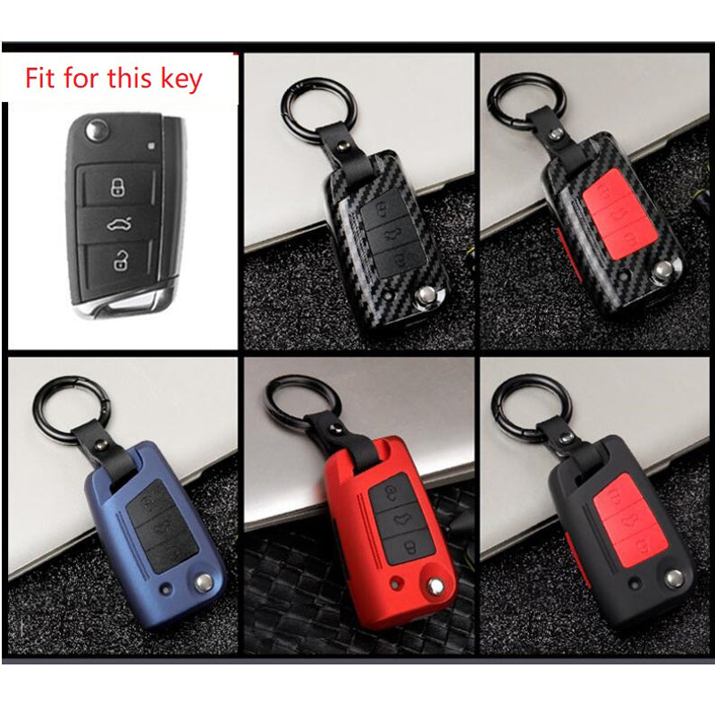 CKC-VW-B-CF, VW Type B Car Key Carbon Fibre Look Case & Holder