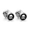 ER-A007-SK, Stainless Steel Stud Earrings-Skull