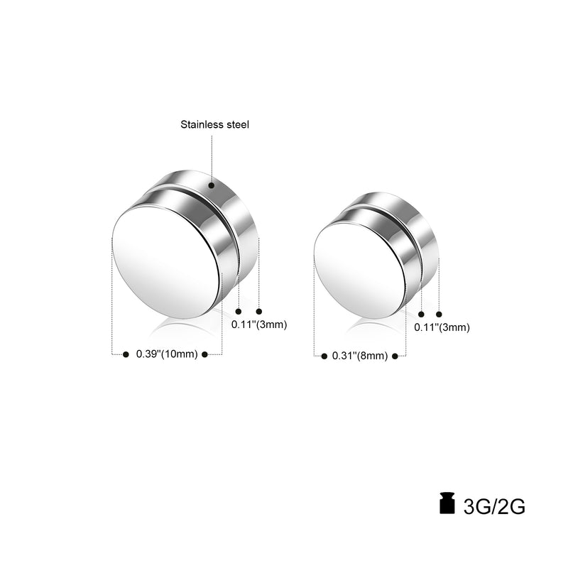 Earrings - ER-GE348, Magnetic Stud Earrings