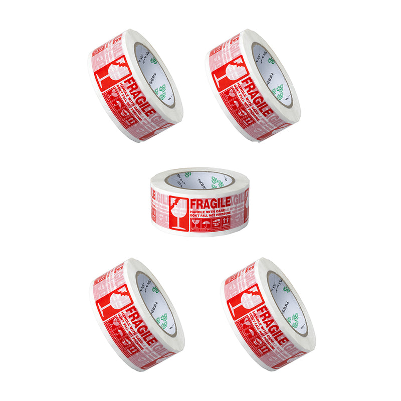 FGS-5-100, 100m Permanent self-adhesive Fragile Tape