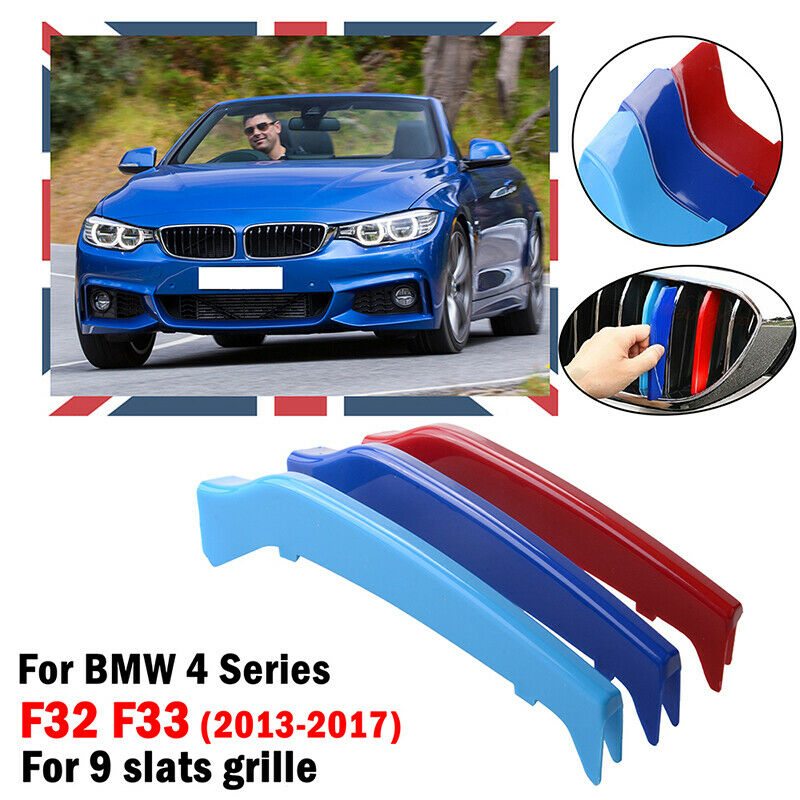 FSC-4S-F32F33-9, BMW 3 Color Front Grille Strip Cover Clips