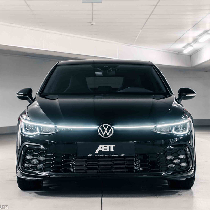 GOLF-8-DA-COVER-SET, VW GOLF MK8 Black Style Front Rear Badge