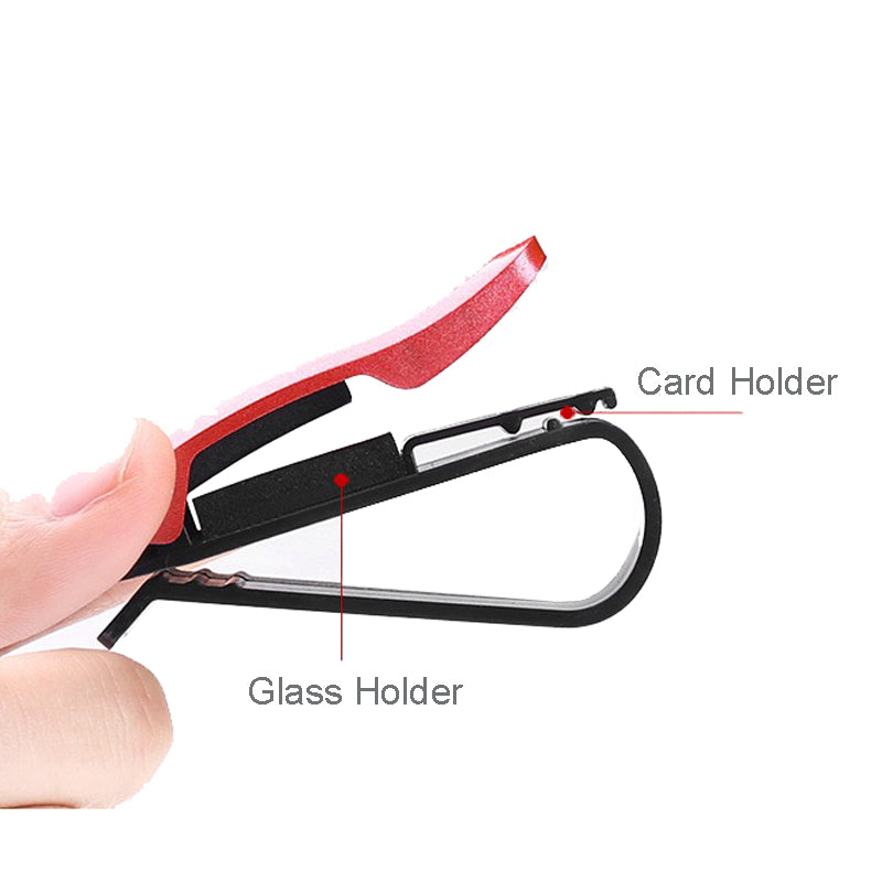 Glass Holder, GCHD-001, Sun Glass & Cards Holder For Car Use