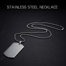 NL-GX1096,Stainless Steel Dog Tag Pendant Necklace