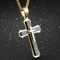 NL-GX1213, Stainless Steel Cross Necklace