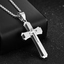 NL-GX1213, Stainless Steel Cross Necklace