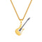 NL-GX1989, Stainless Steel Guitar Necklace