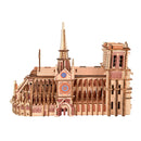 Jigsaw Puzzle, HG-F013, 3D Wooden Jigsaw Puzzle-Notre Dame Cathedral