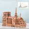 Jigsaw Puzzle, HG-F013, 3D Wooden Jigsaw Puzzle-Notre Dame Cathedral