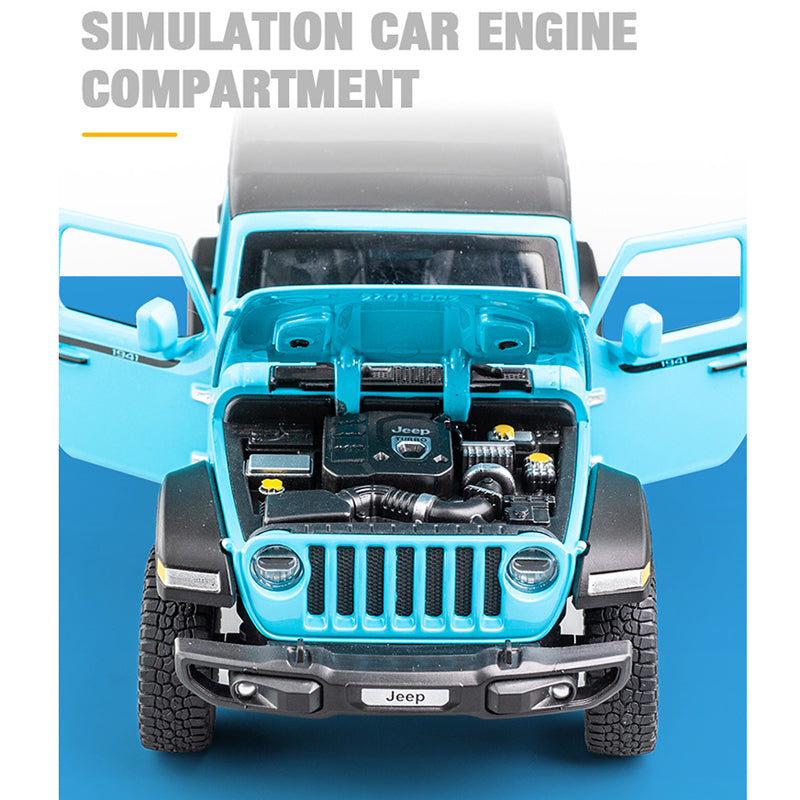 Model Car - JEEP-2402, Jeep Wrangler Rubicon Model Car – imixhome